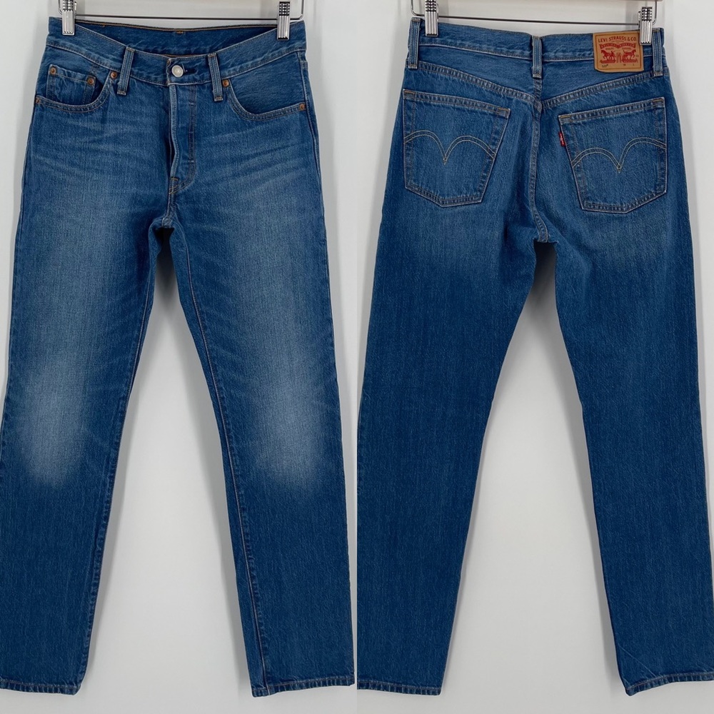Levi's Premium 501 Mens Button Fly Straight Leg Jeans 25 x 32 (29x32)